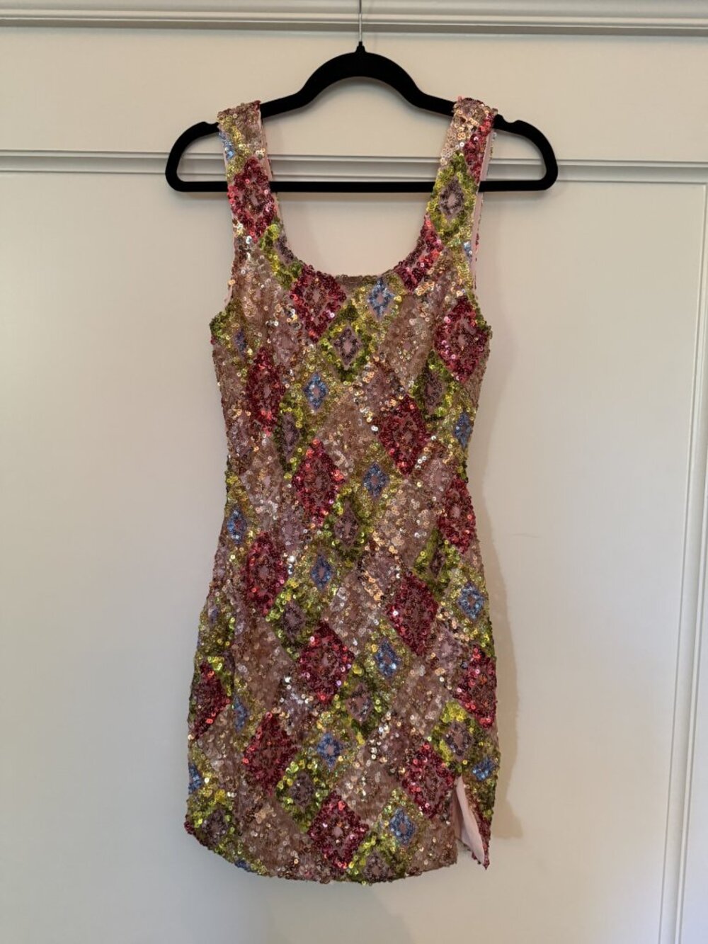 Fun sequin mini dress. Perfect for Hoco!